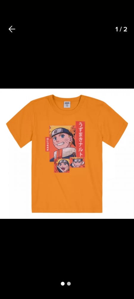 Camiseta personagem Naruto - Foto 2