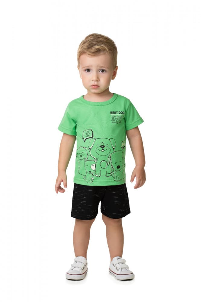 Conjunto Cachorrinho Mundo Mania