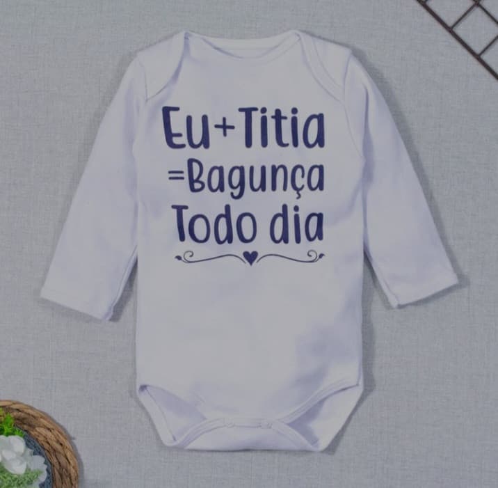 Body Titia Manga Longa