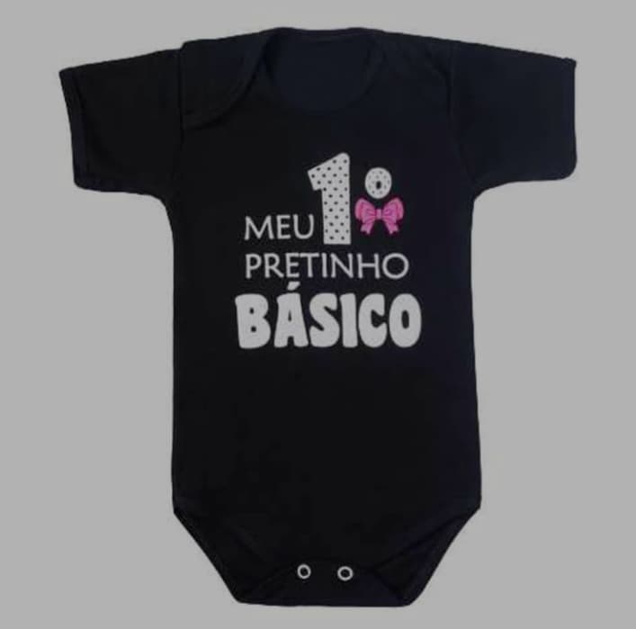 Body Meu Primeiro Pretinho