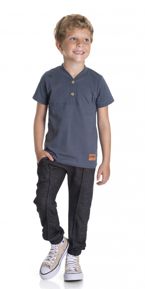 Camisa Slim malha trabalhada - Foto 2