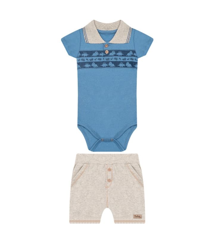 Conjunto Body polo dino Tileesul