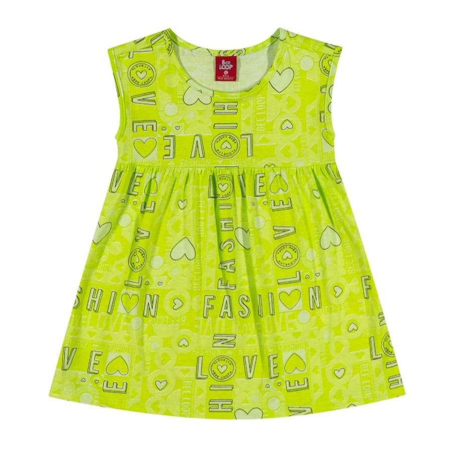 Vestido algodão Bee Loop - Foto 1