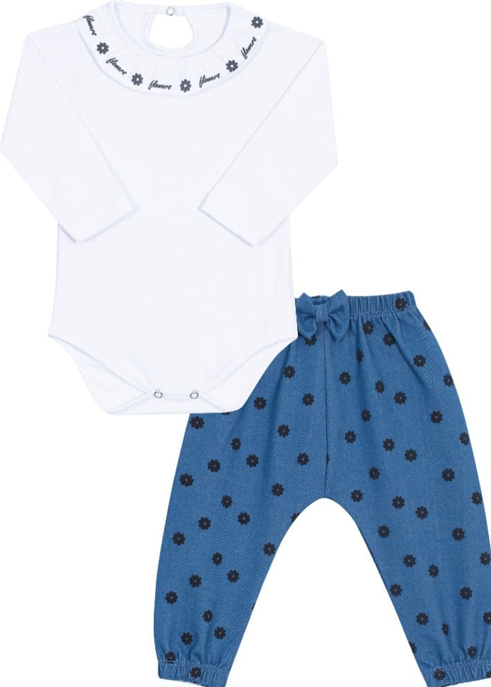Conjunto body e calça