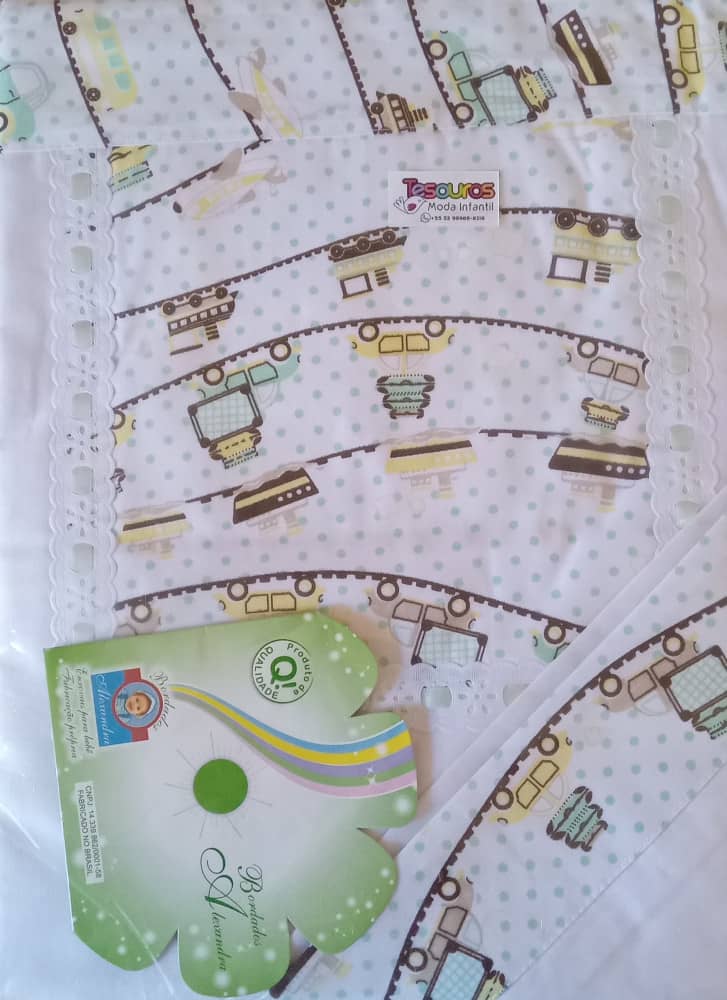 Jogo de lençol para berço premium