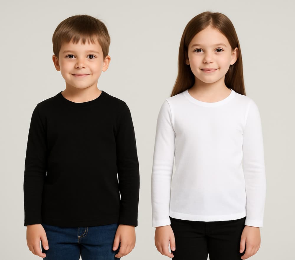 Blusa básica térmica em molecotton unissex Mundo Mania