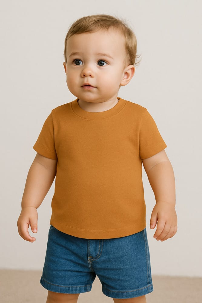 Camiseta básica algodão Jidi - Foto 2