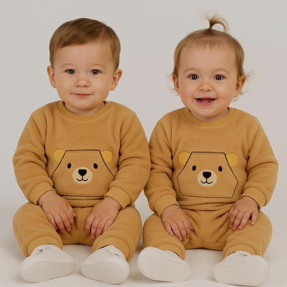 Conjunto Baby carinha divertida Tileesul