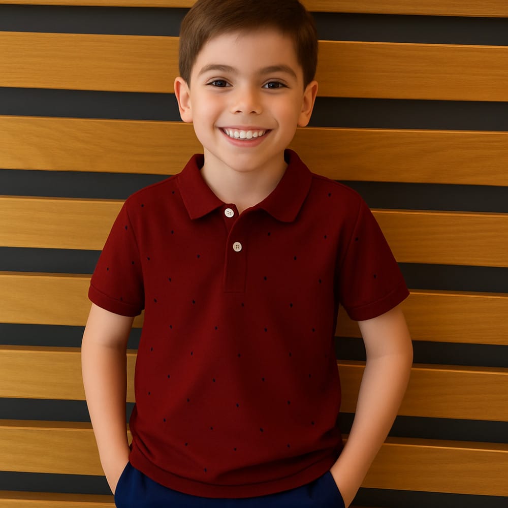 Camisa polo em algodão - Foto 5
