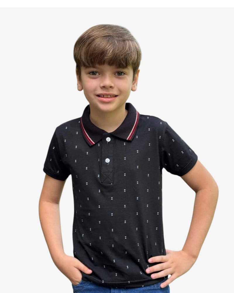 Camisa polo em algodão - Foto 3