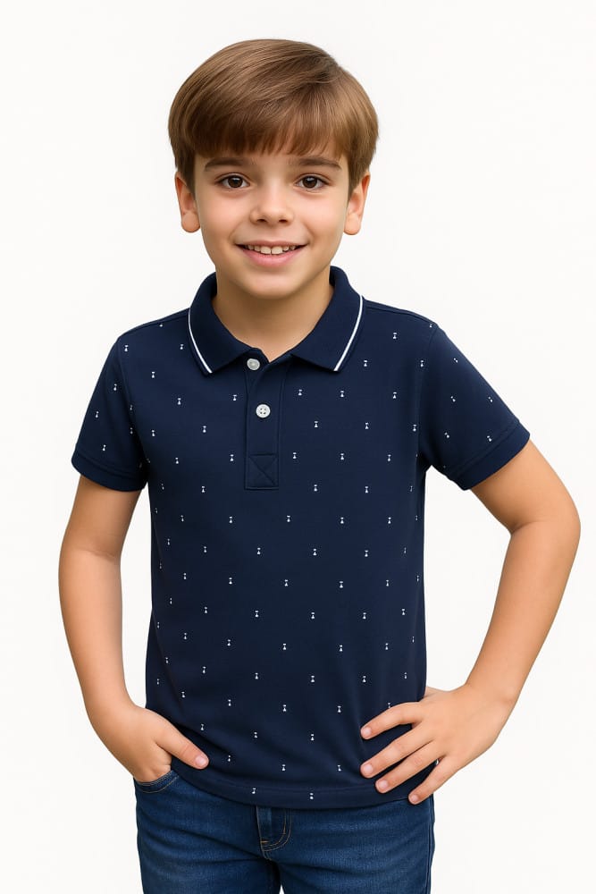 Camisa polo em algodão - Foto 2