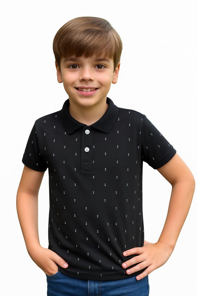 Camisa polo em algodão - Foto 4