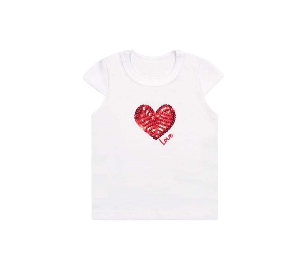 Conjunto Baby coração Love Tileesul - Foto 3