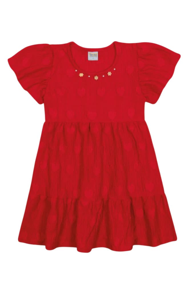 Vestido Corações Tileesul