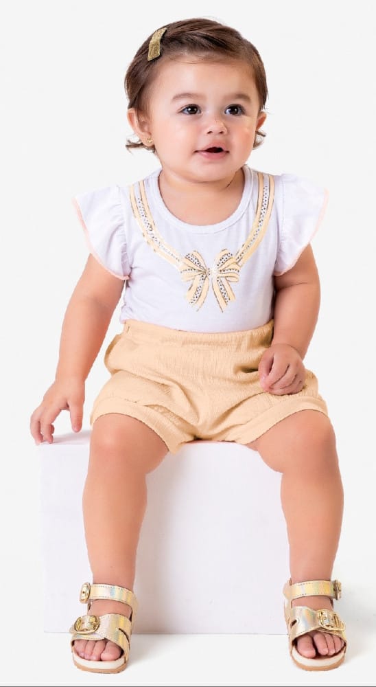 Conjunto baby laço Tileesul - Foto 2