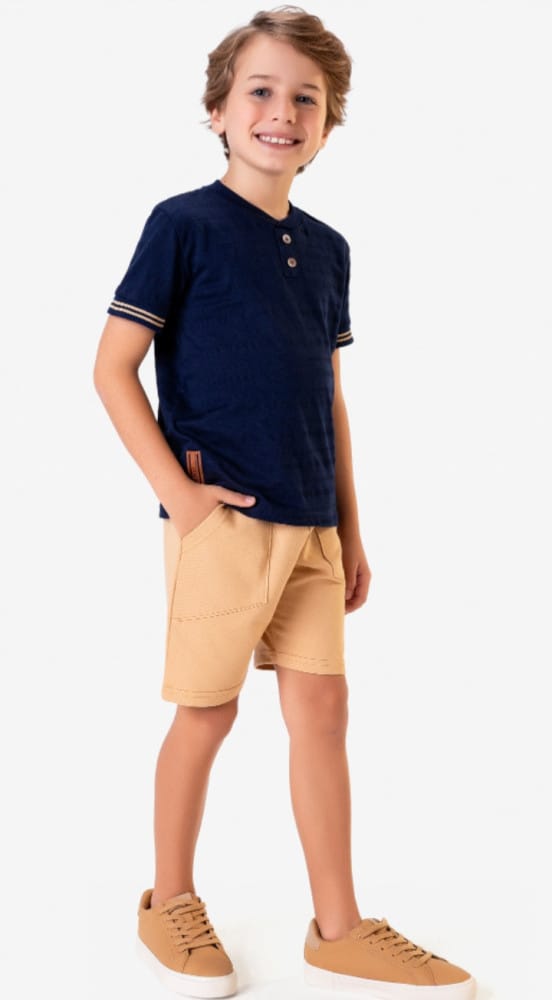 Conjunto Camisa Malha Trabalhada Tileesul - Foto 2