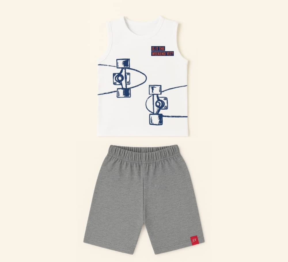 Conjunto regata + bermuda