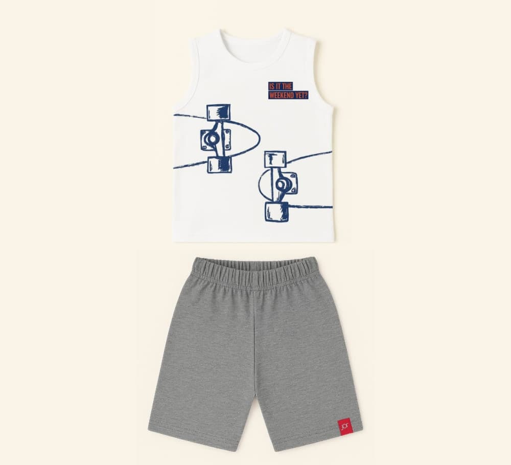 Conjunto regata + bermuda