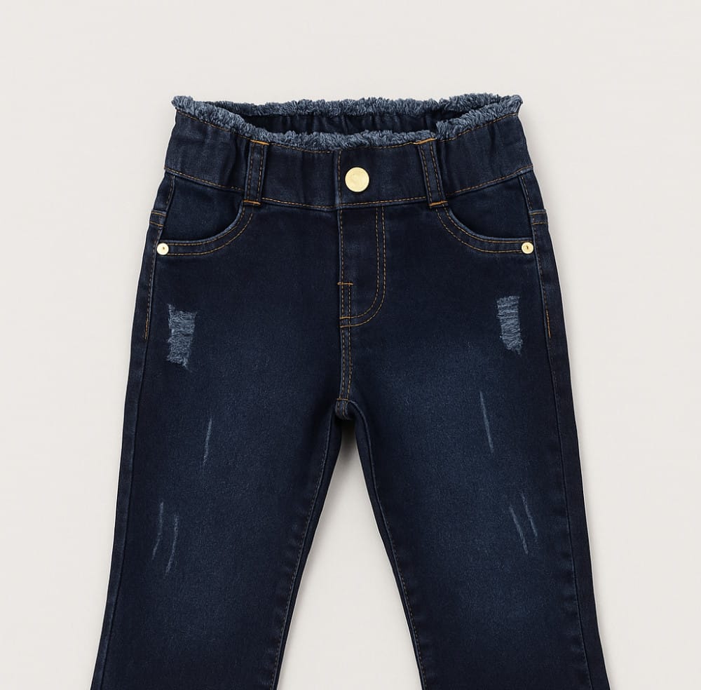 Calça Jeans menina com strech - Foto 3