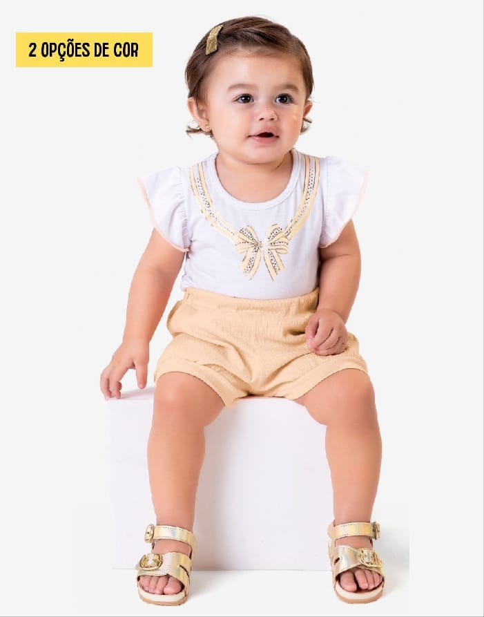 Conjunto baby laço Tileesul - Foto 1