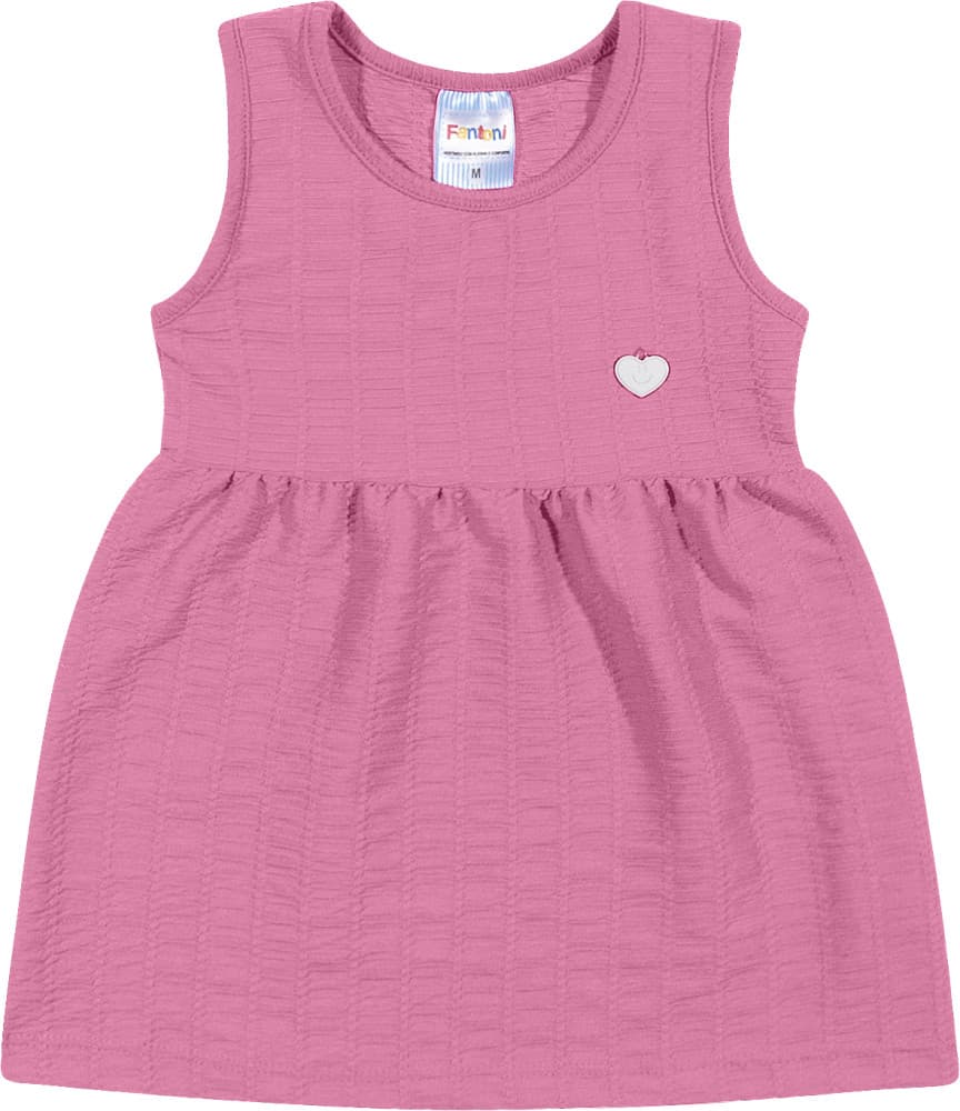 Vestido baby tecido trabalhado