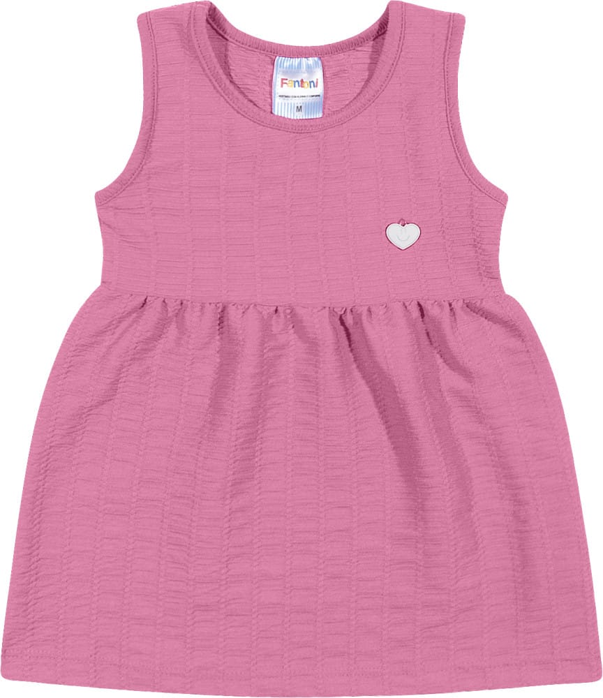 Vestido baby tecido trabalhado - Foto 3