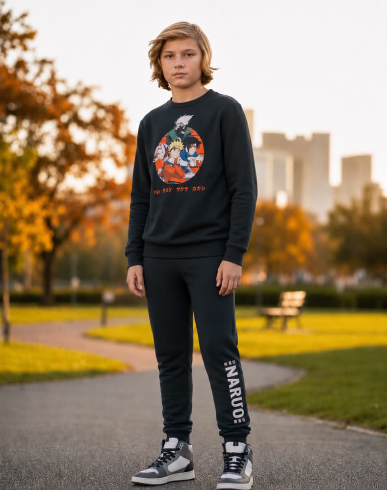 Conjunto Moletom Naruto