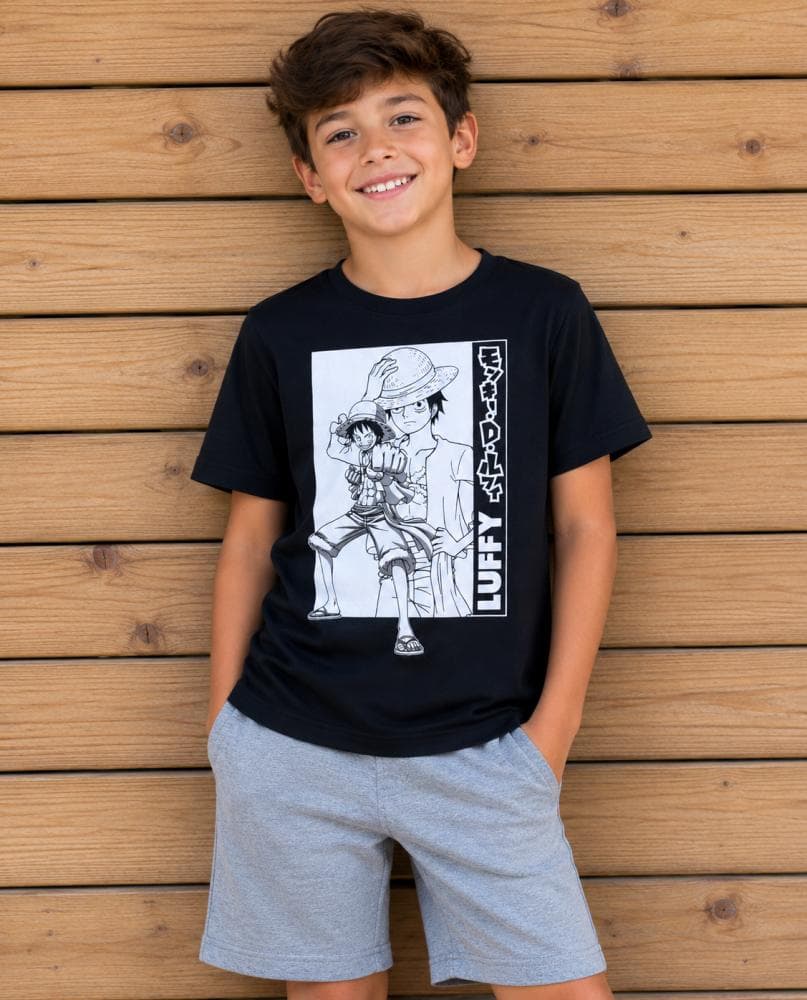 Camiseta personagem Luffy