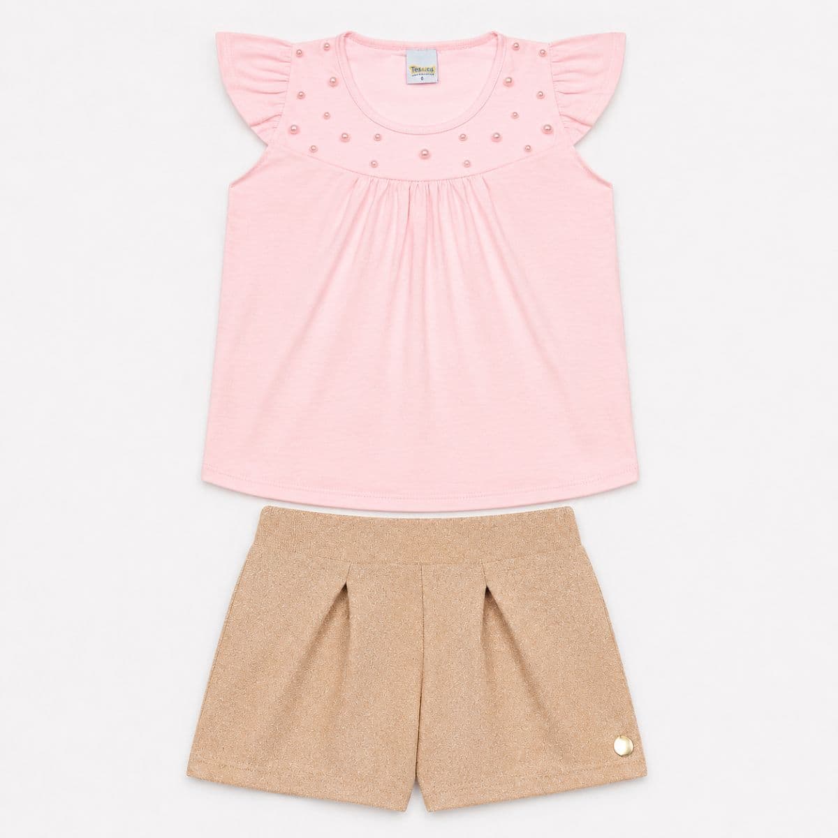 Conjunto Tileesul short lurex