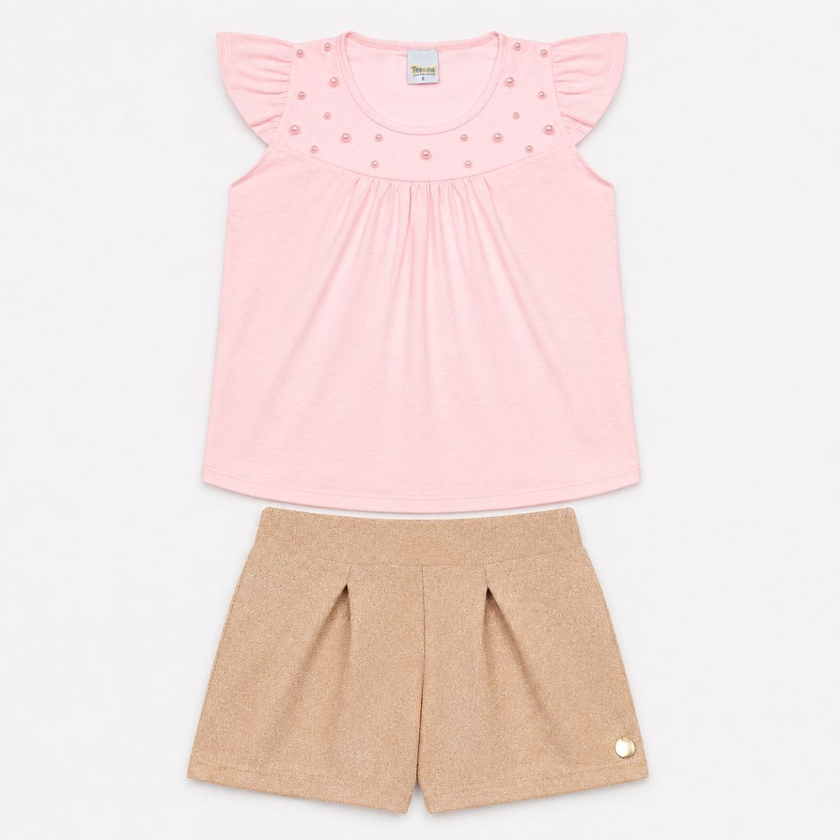 Conjunto Tileesul short lurex - Foto 3