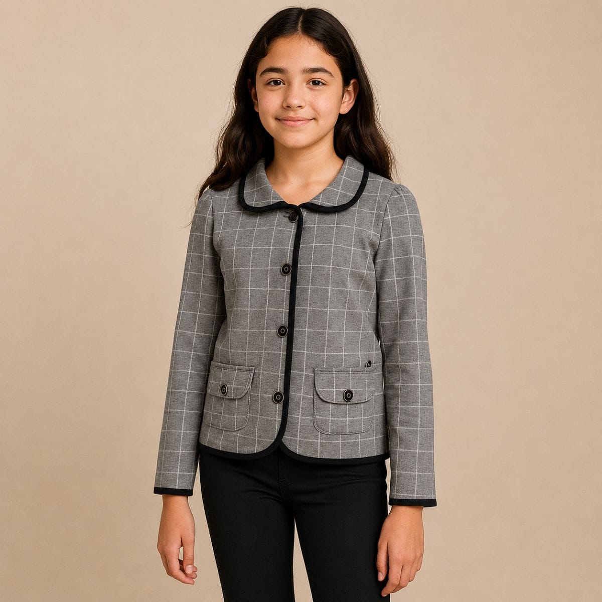 Casaco estilo Blazer retrô Milon - Foto 1