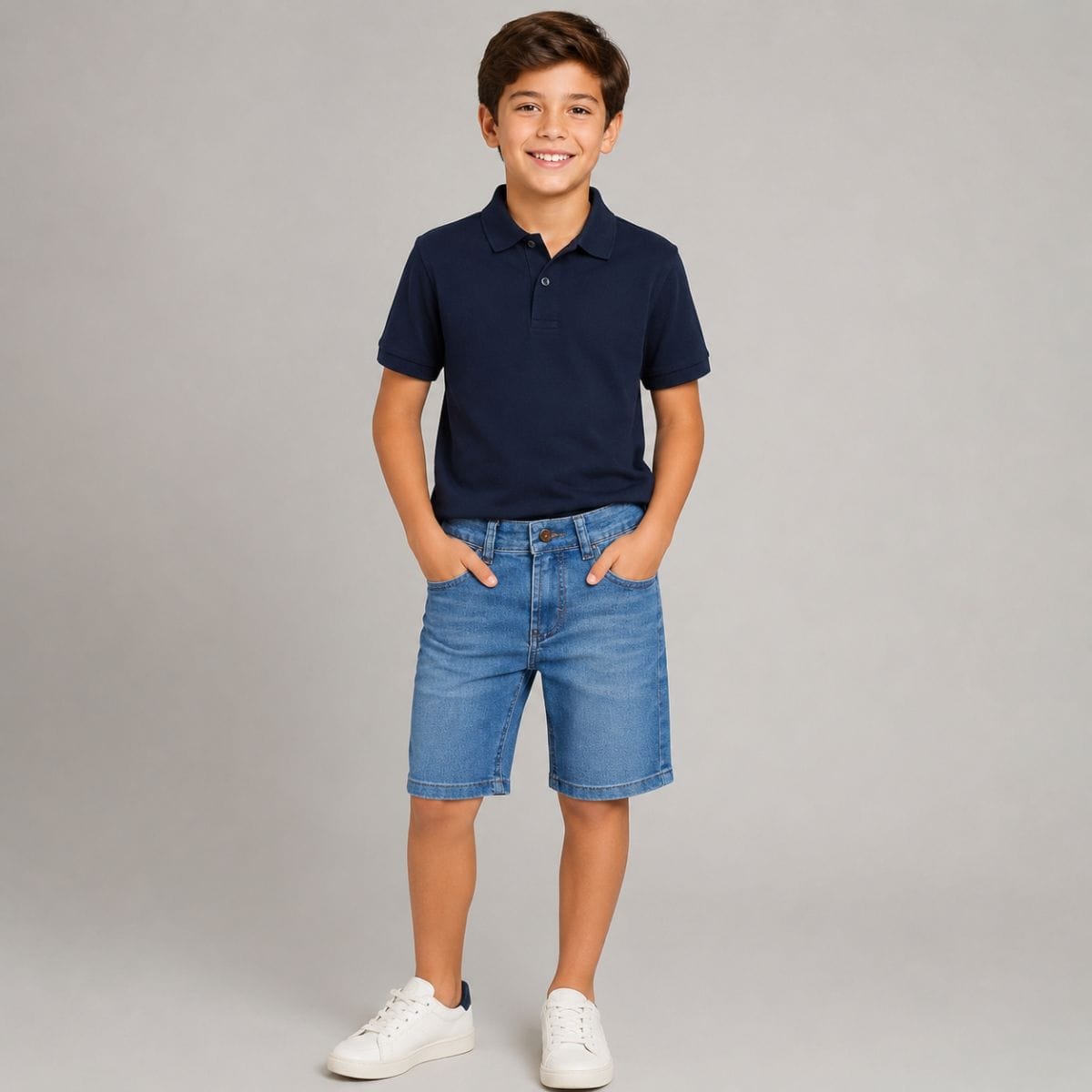 Bermuda Jeans Hering Kids C4H8 - Foto 1