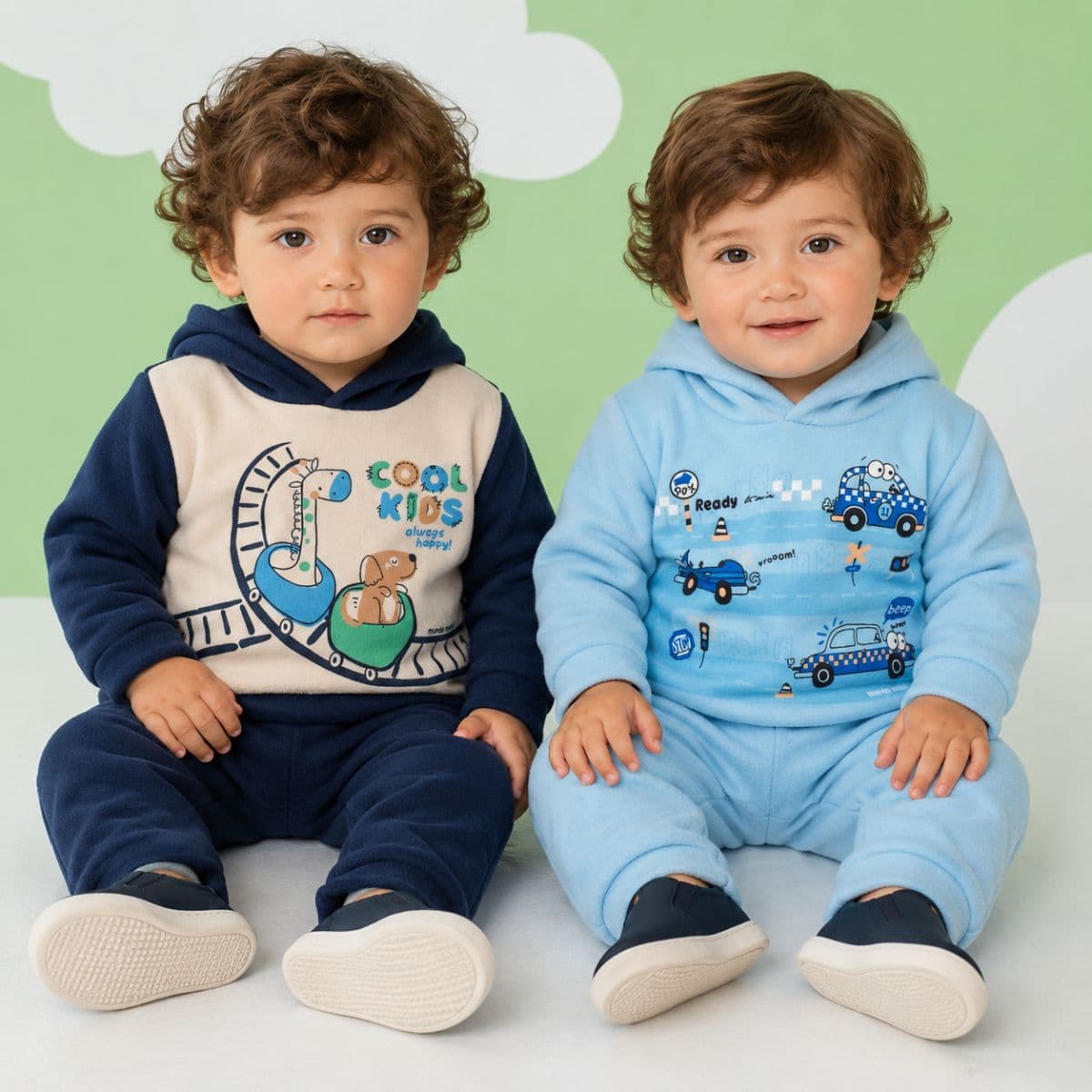 Conjunto baby em soft Mundo Mania