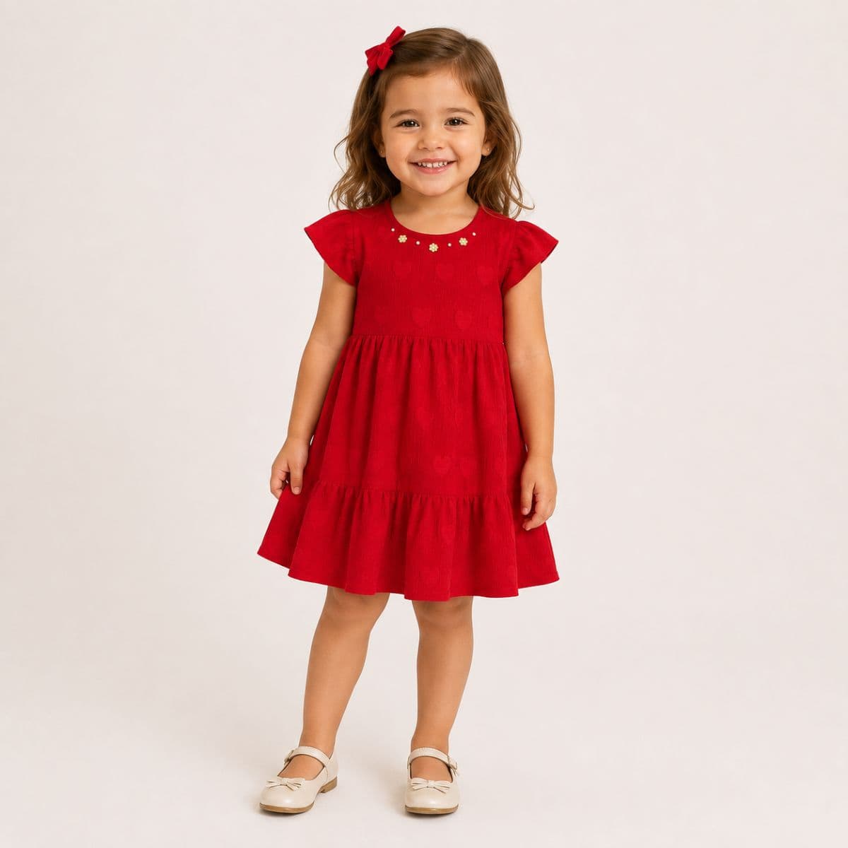 Vestido Corações Tileesul