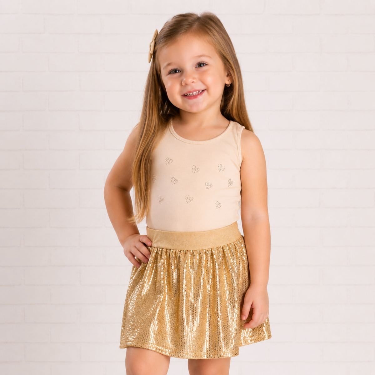 Conjunto com short-saia de paete lantejoulas - Foto 3
