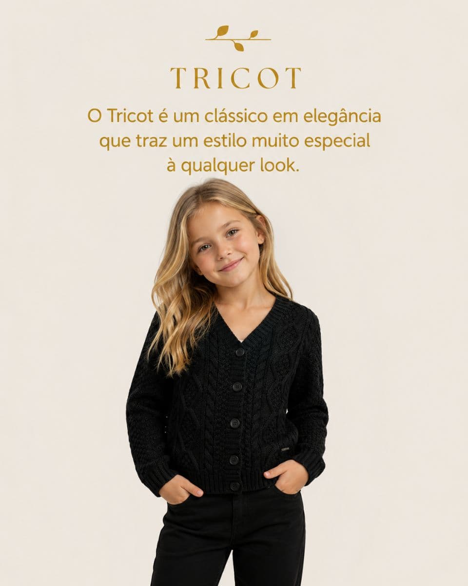 Casaco cardigan em tricot Milon