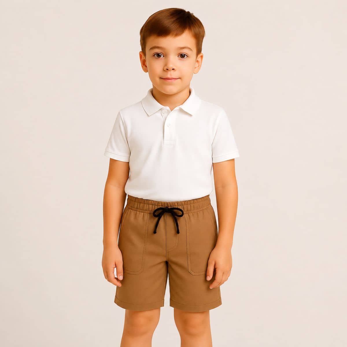 Bermuda menino com bolsos