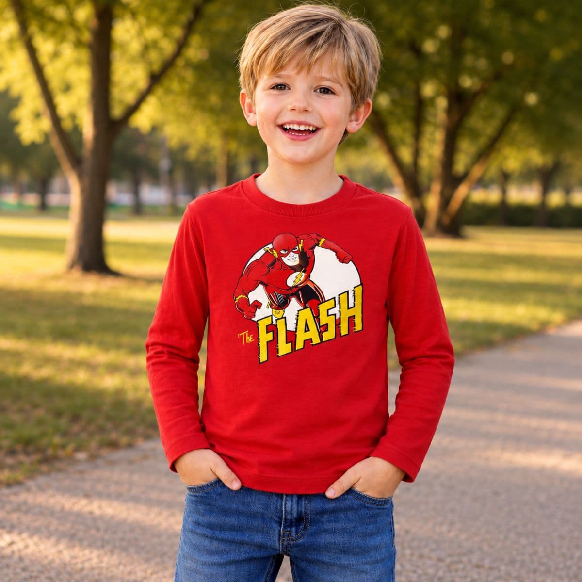 Camiseta Manga Longa The Flash