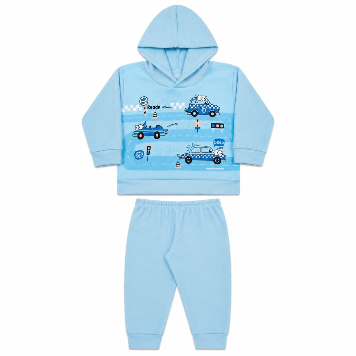 Conjunto baby em soft Mundo Mania
