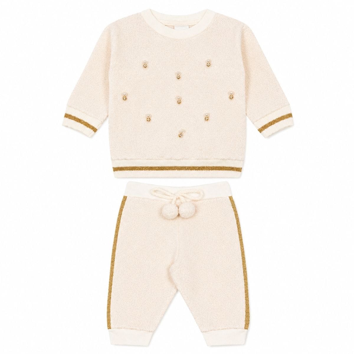Conjunto Baby menina pérolas Tileesul - Foto 5