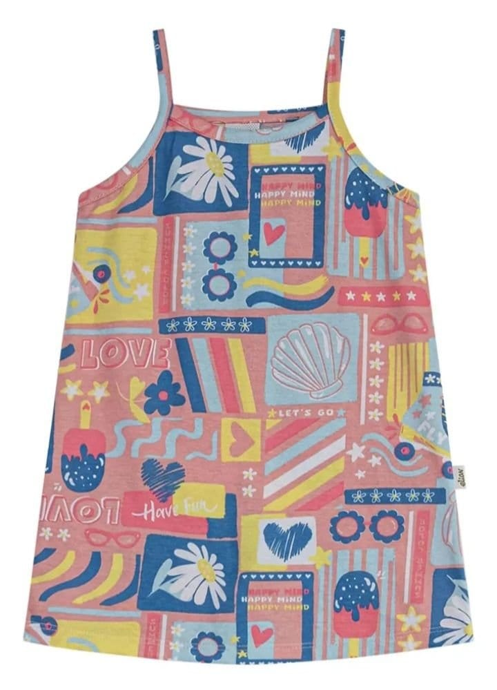 Vestido alcinha estampado Elian - Foto 2