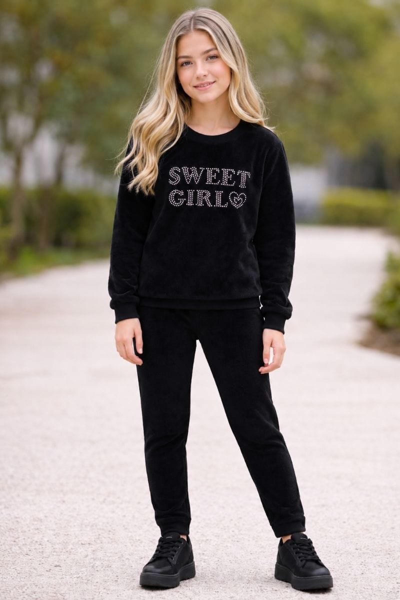 Conjunto Tileesul em Fleece Sweet Girl - Foto 2