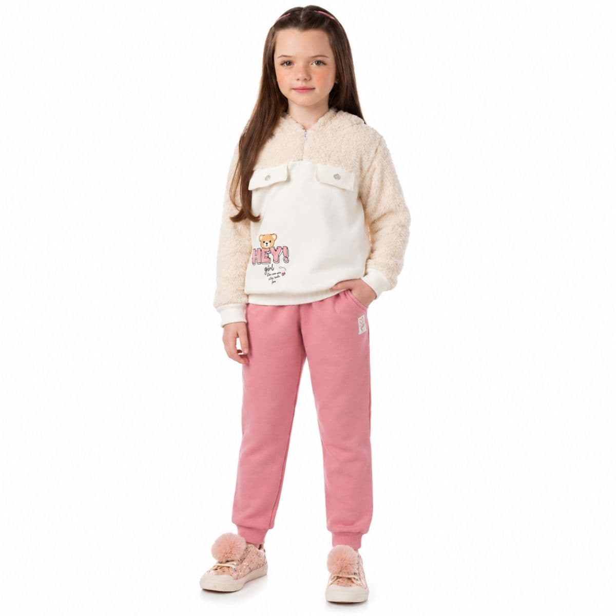 Conjunto moletom e alpaca Tileesul