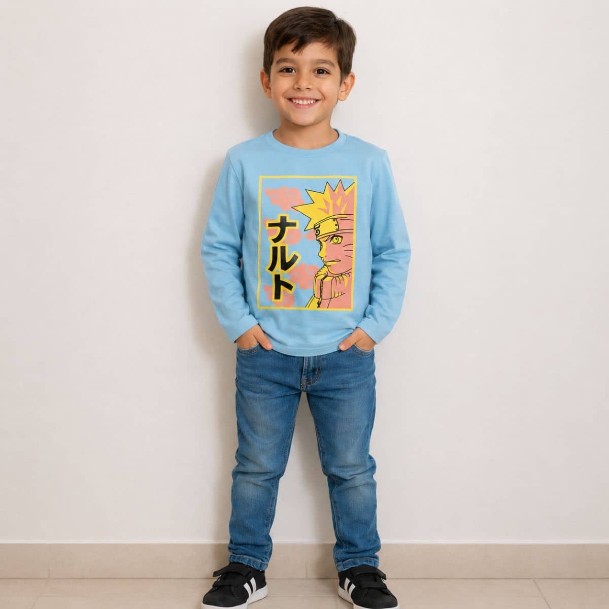 Camiseta Manga Longa Naruto