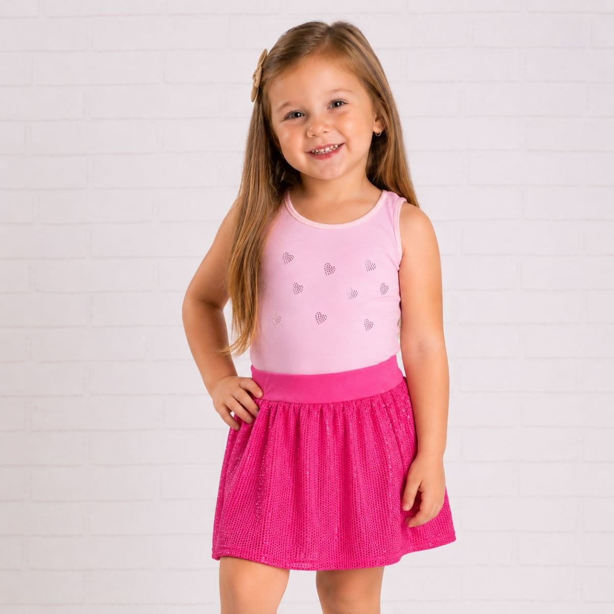Conjunto com short-saia de paete lantejoulas - Foto 2