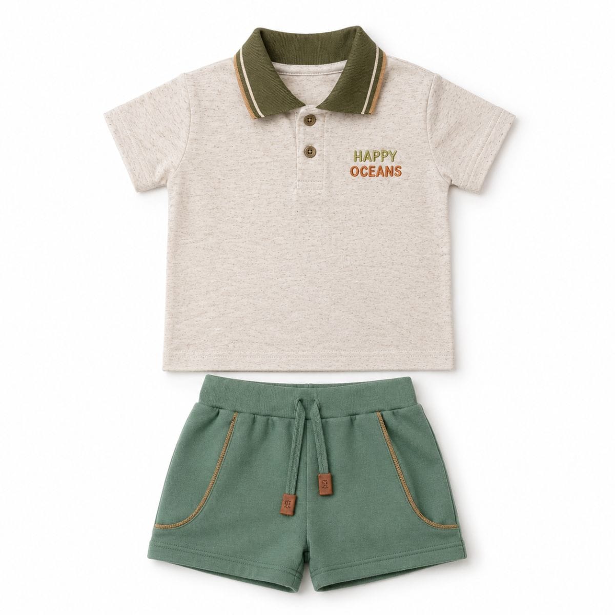 Conjunto baby camisa polo Tileesul - Foto 2