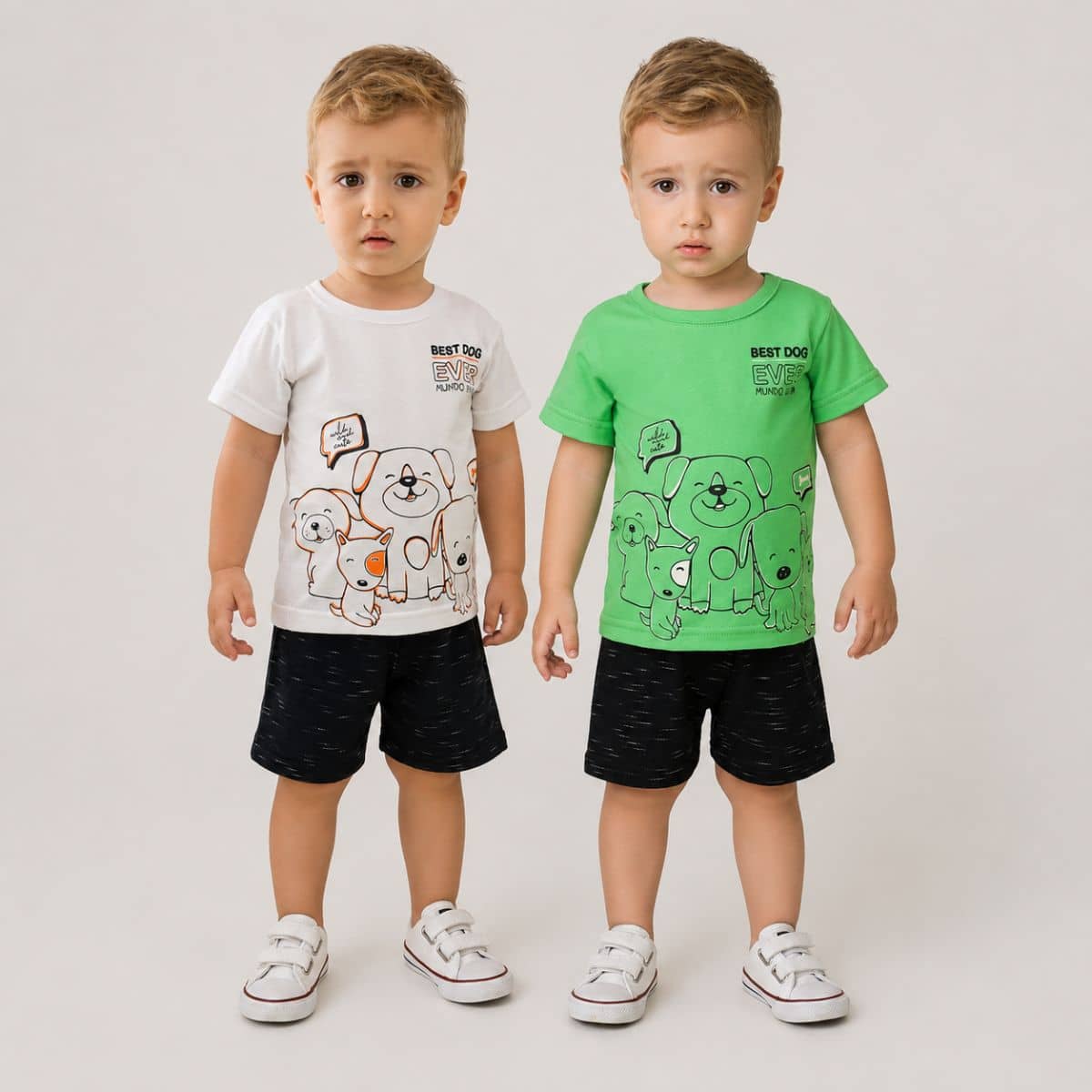 Conjunto Cachorrinho Mundo Mania