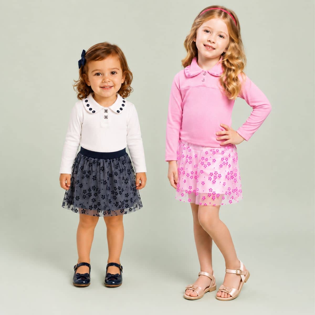 Conjunto blusa e short-saia