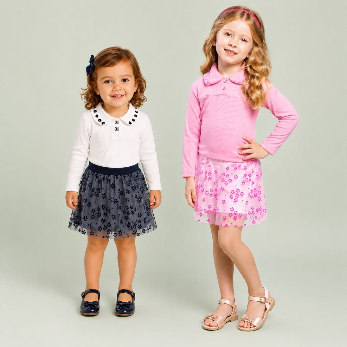 Conjunto blusa e short-saia