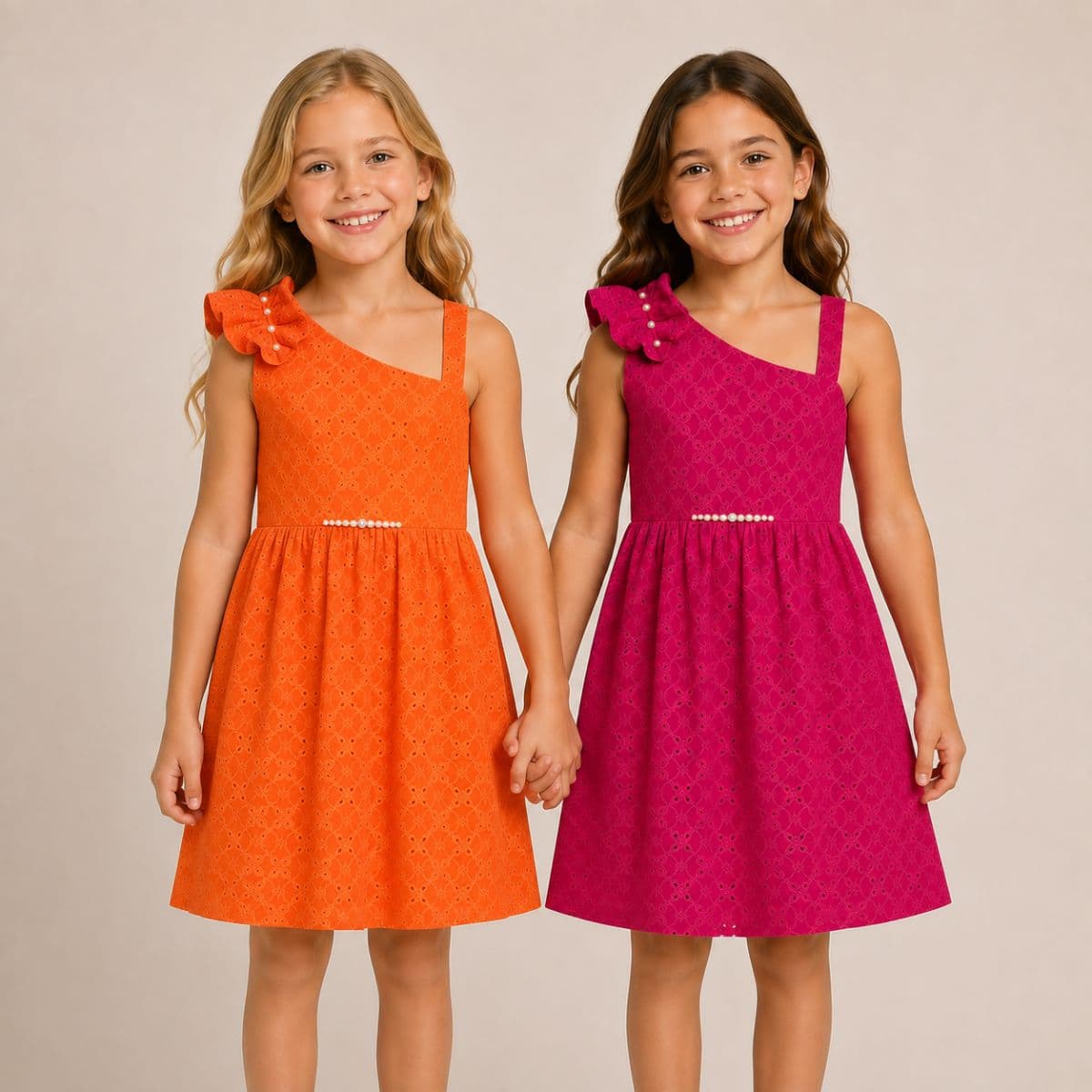 Vestido Tileesul Laise Alça trabalhada